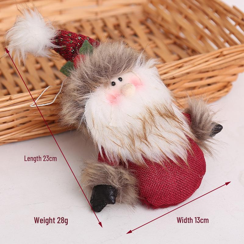 20cm Mini Christmas Tree Ornament - Small Holiday Desktop Decoration Gift