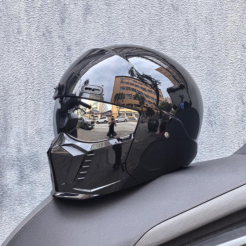 ORZ New Scorpion Retro Motorcycle Cascos Moto Locomotive Personality Multi-purpose Combination Helmet Half M L XL XXL XXXL