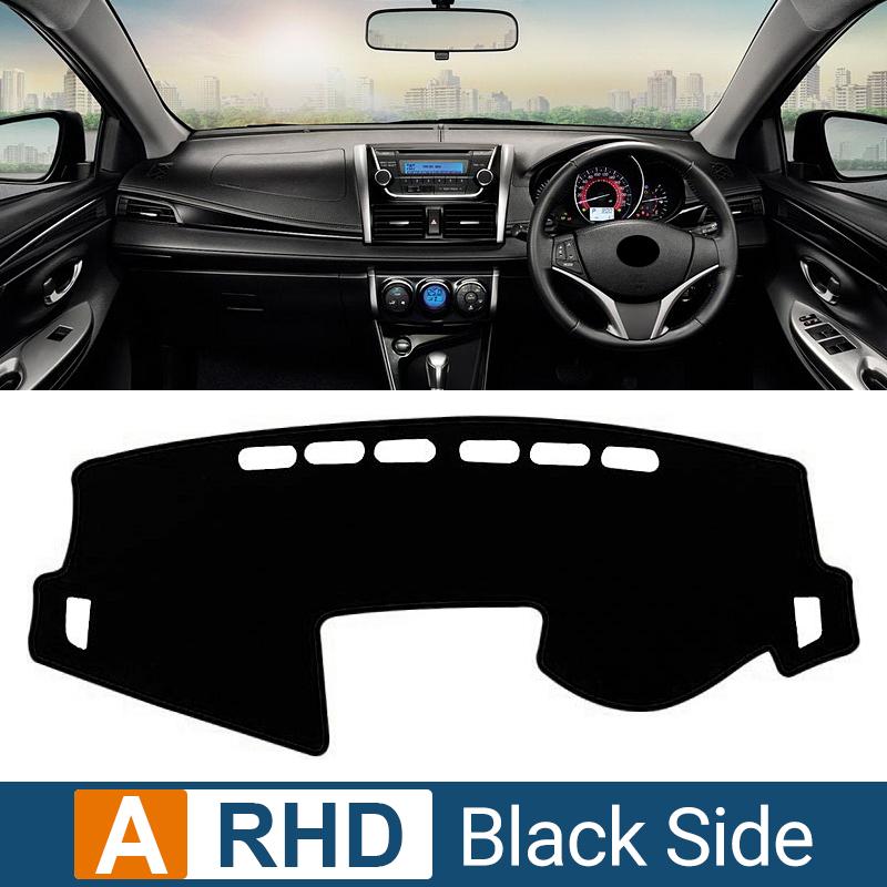 Car Dashboard Cover Avoid Light Sun Shade Case Pad Anti-UV Carpets Non-Slip Mats For Toyota Vios 2014 2015 2016 2017
