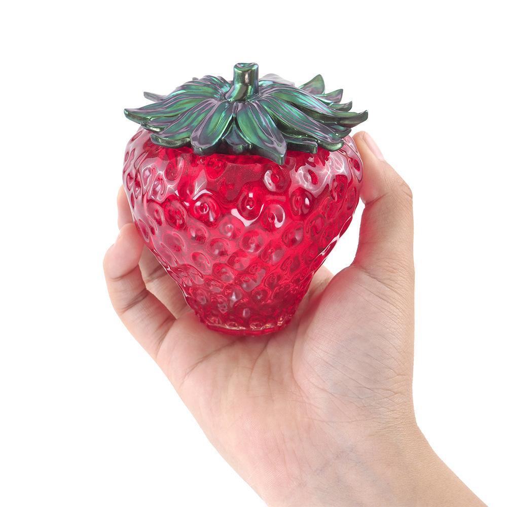 Diy Crystal Dropper Epoxy Resin Strawberry Storage Box Fruit Storage Jar Mirror Silicone Mold