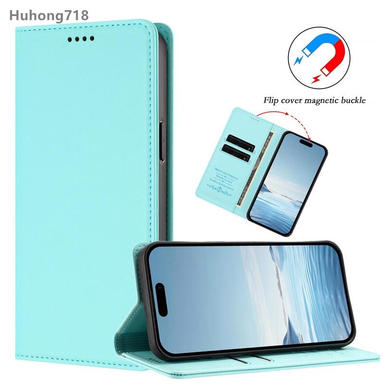 Magnetic Flip Case for OPPO A1 A1X A2 A11 A11S A40 A40M A60 A80 Pro 4G 5G with Card Holder Stand Protection Cover