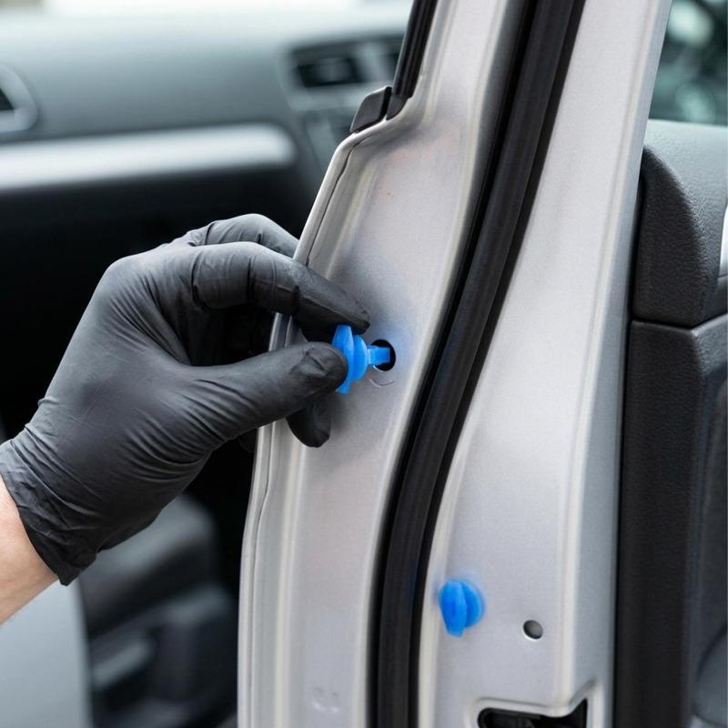 Universal Car Sealing Strip Plastic Clip Frame Rubber Strip Clip Front Cover Rubber Strip Clips Car Bumper Door Panel Protection