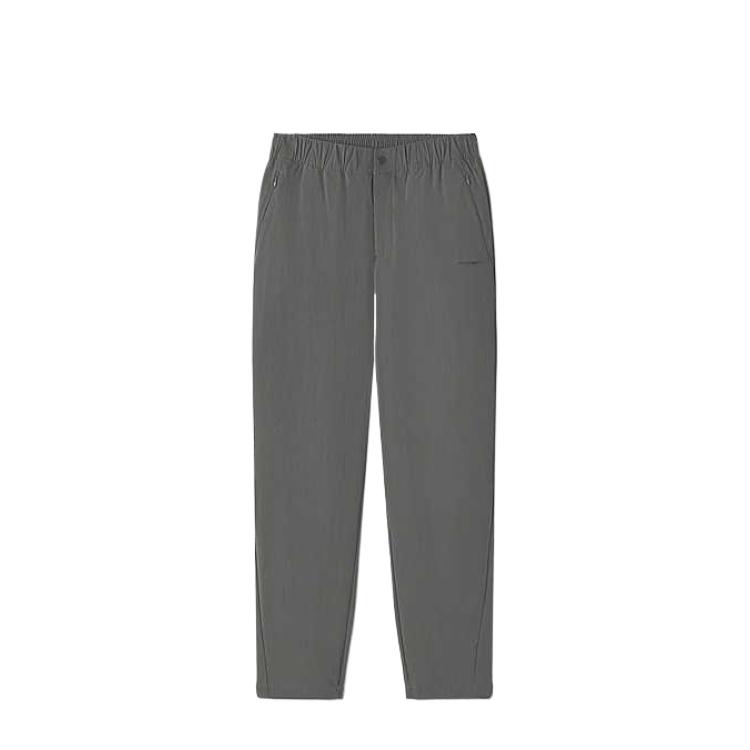 Skechers Solid Color Straight Leg Comfortable Woven Casual Pants Men bottoms L226M032-00SP S