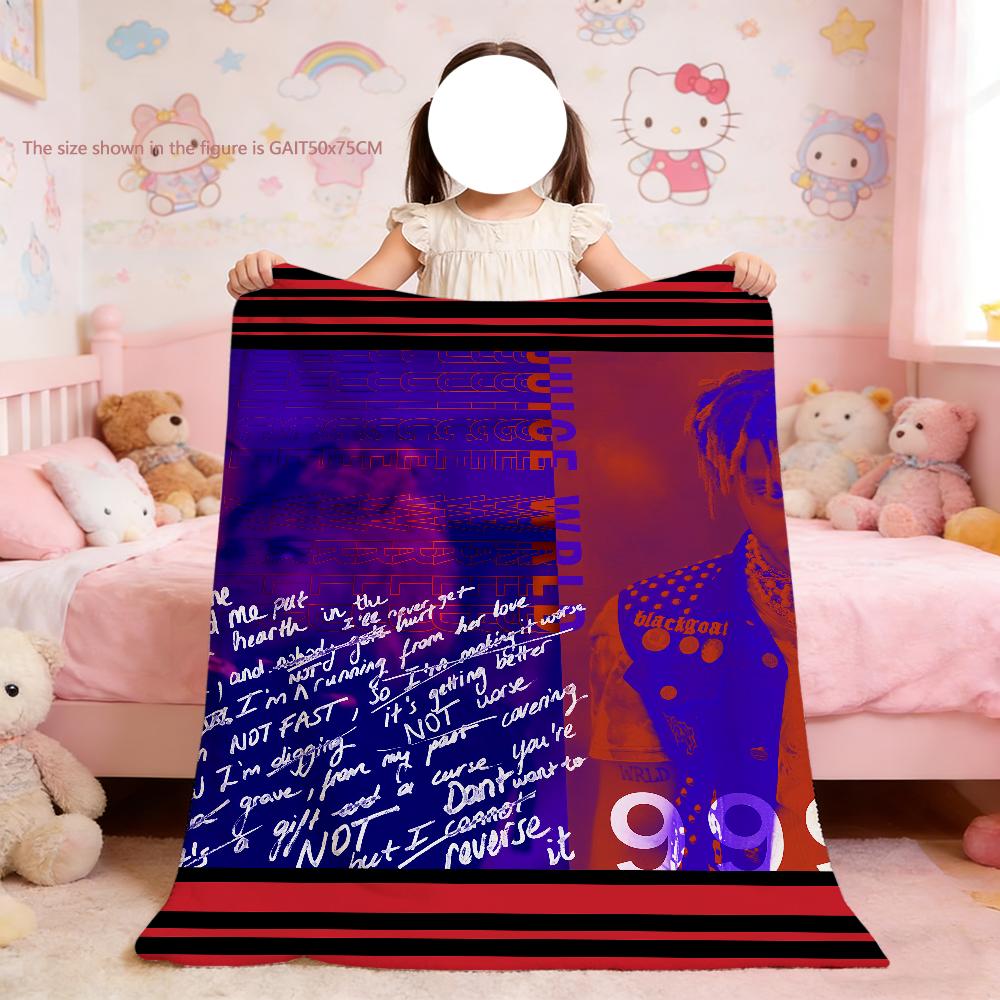 

J-Juices-es Blanket For Rapper Soft Throw Singer W-Wrld-s Blanket for Picnic Bed Sofa Home Bedroom Cozy Warm Comfortable 75x90cm