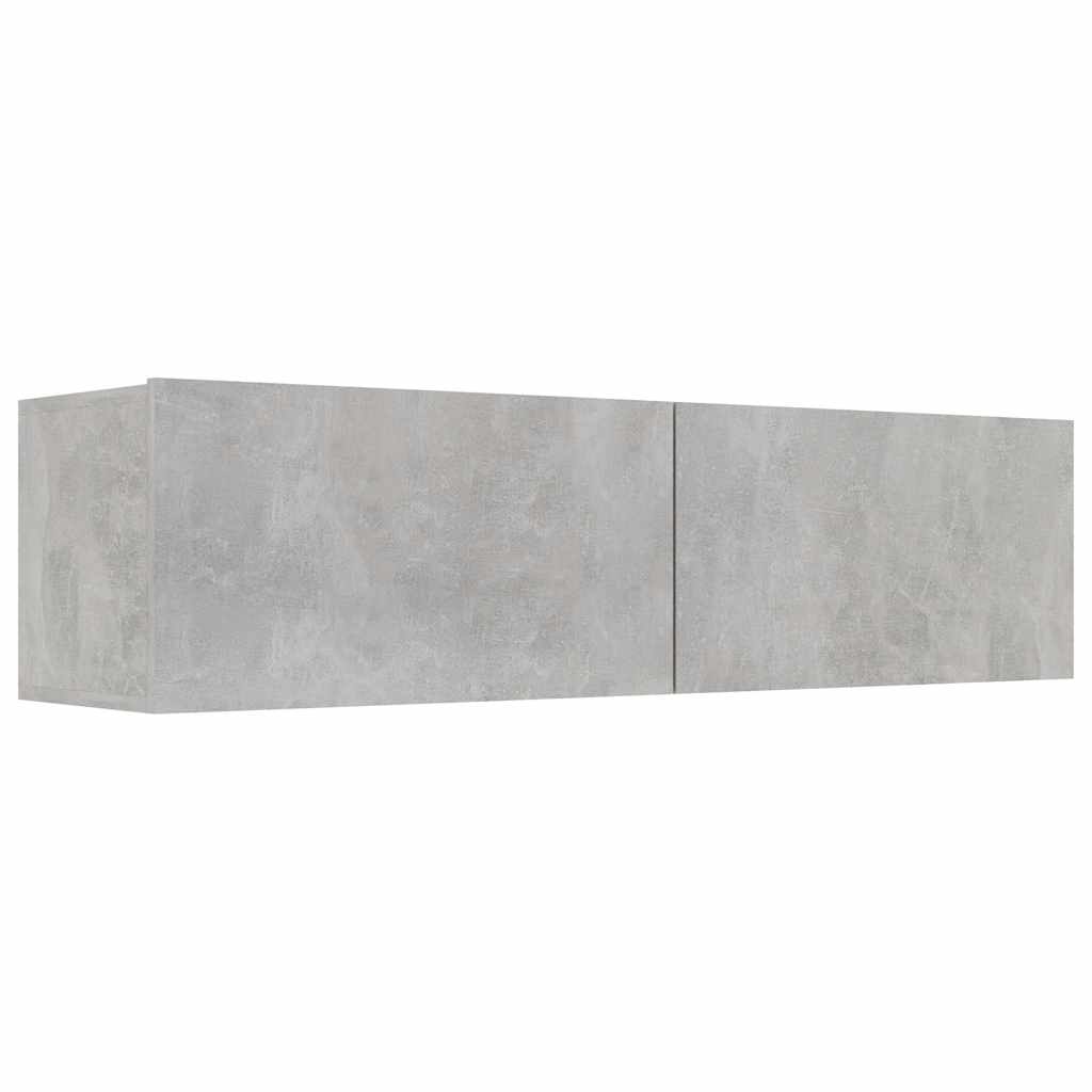 vidaXL TV-Schrank Betongrau 120x30x30 cm Holzwerkstoff