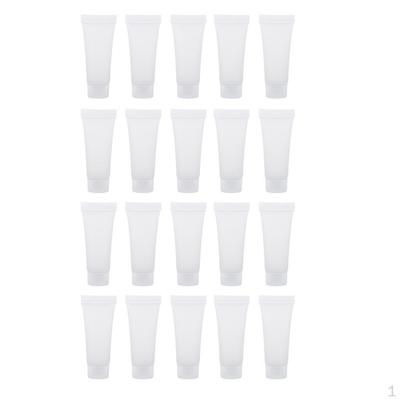 20 Pcs Tube Empty Bottles Cream Containers Refillable
