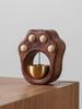 Cute Cat Paw Wind Chime: Entry Reminder Bell with Suction Mount