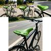 Classic Retro Bike Saddle Green With Rivet Accents Durable Padded Seat For Commuters