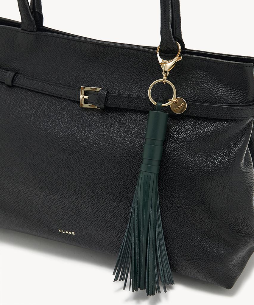 Clave Leather Tassel Charm [3 Colors]