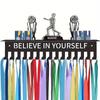 Medal Display Rack Metal Medal Hanger Holder Wall Mounted Large Capacity Award Holder For Race Soccer Basketball Sports Karate