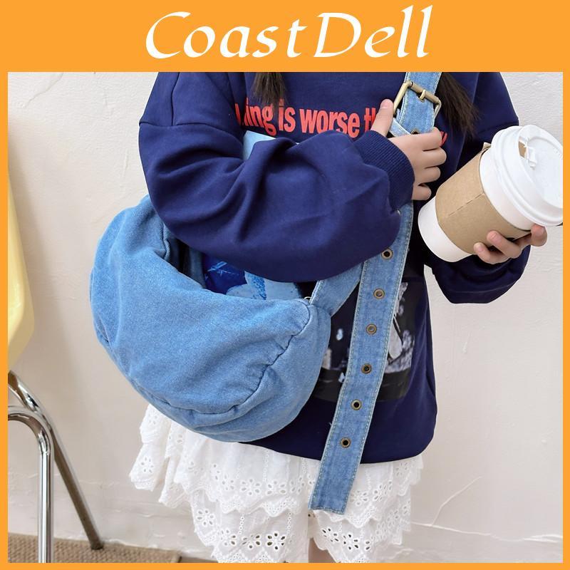 Kids Kids Denim Shoulder Bag With Breathable Material For Daily School Use