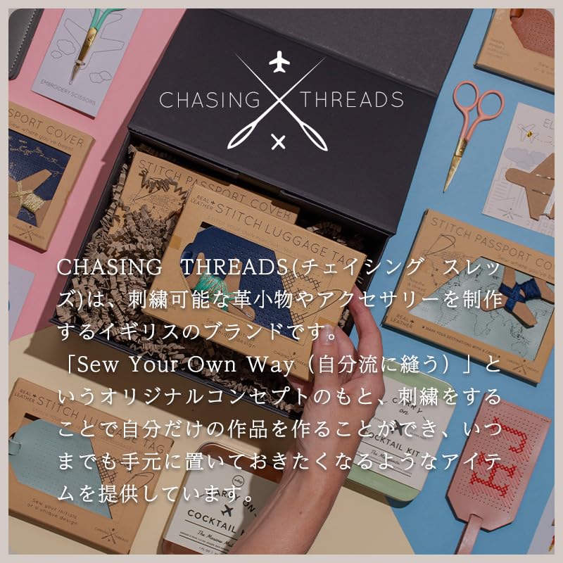 Chasing Threads Passport Cover/Case (Mint)