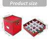 Foldable 64 Compartment Organizers Box Waterproof Nonwoven Fabric for Christmas Light Storage