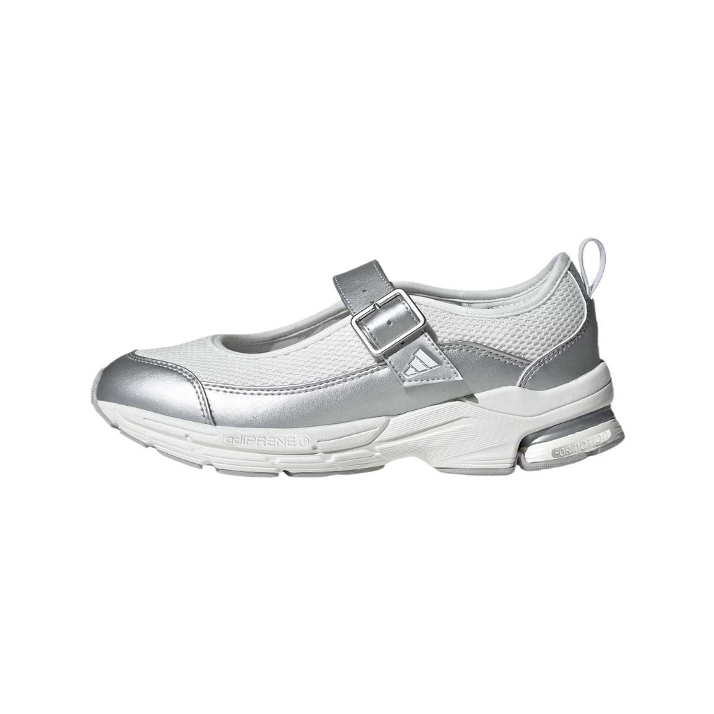 Adidas Fos Formotion Fabric Comfortable Fashion Trendy Minimalist Thick Sole Mary Jane Shoes Women Shoes Silver Gray JR7117