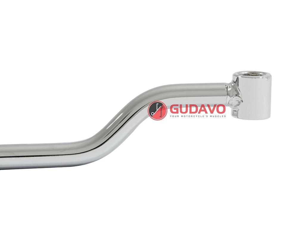GUDAVO Luggage Bracket Saddlebag Pannier Support Bar for Honda Shadow Spirit VT750 DC and Yamaha Wildstar (Roadster) XV 1700 Warrior
