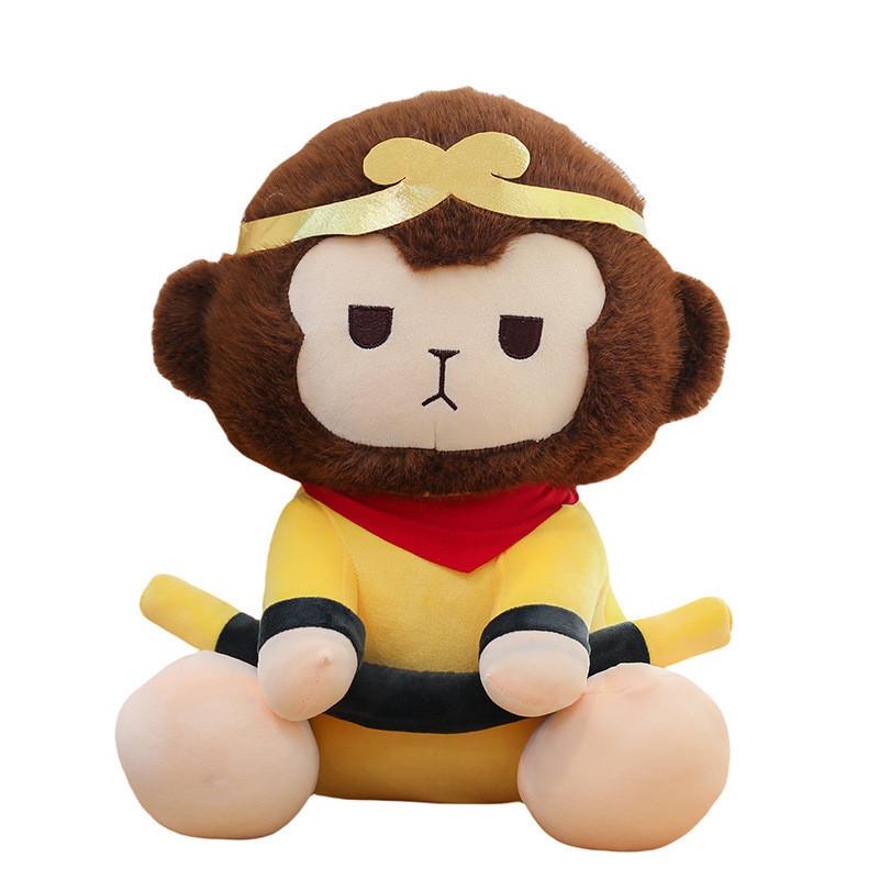 Myth Wukong Black Monkey King Plush Toy Stuffed Animal Doll Decoration Gift