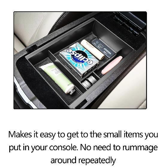 For Dodge Charger/Chrysler 300C 2011-2023 Armrest Storage Box Car Accessories Center Console Organizer Tray ABS Car Storage Box