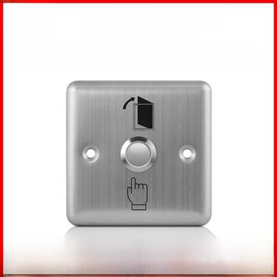 Stainless Steel Concealed Access Control Exit Button with Self-Reset Door Unlock Feature