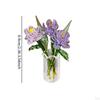 Artificial Flower Bouquet in Vase, Collectible Figurines for Home Decor Gifts