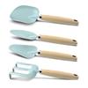 Kids Garden Tools set Children Gardening Trowel Shovel Rake Yard Digging Beach Safe Toys Lovely Hand Metal Real Garden