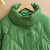 Vintage Oversized Cotton Coat for Women, Plus Size Outerwear with Warmth and Style
