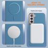 For Samsung Galaxy S25+ Case BINFEN COLOR BF40 Magnetic Case Electroplated PU + TPU Phone Back Cover