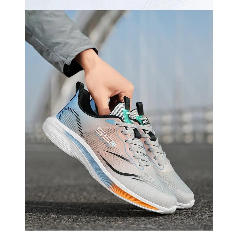 Atmungsaktive Netz-Laufschuhe für Herren, leichte, rutschfeste Freizeit-Sneaker