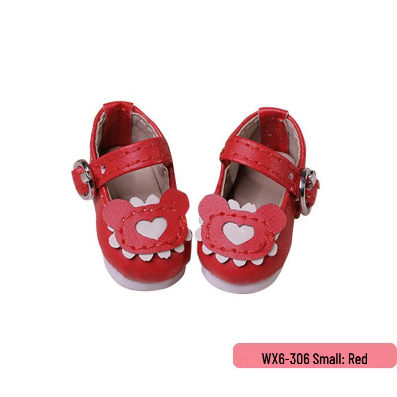 Genuine Six-Point BJD Doll Shoes - Multi-Color Little Bear Egg Roll Style, YOSD Compatible and Versatile Cherry Design for Female Dolls