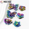 Meetee 2/5/8 Bucăți Cataramă Metalică Colorată cu Blocare pentru Geantă de Mână Portofel Cutie de Monede Cataramă Padlock Decorativ Accesorii Hardware Înlocuibile pentru Genți