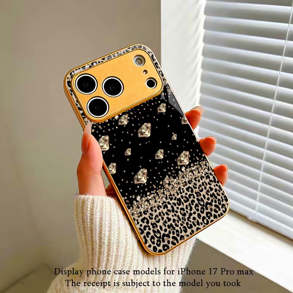 Diamant Exquisite Bestseller Handyhülle Galvanisierte Glas Handyhülle für iPhone 17 16 15 14 13 12 11pm Pro Plus Tablethülle
