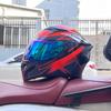 Motorcycle Helmet Full Helmet Can Be Equipped with Bluetooth Headset Men's Four-season Electric Bicycle Riding Helmet