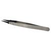 1pcs ESD Safe Precision Tweezers Anti Static Tips with Heavy Duty Metal for Electronics Jewelry Repair Stainless Steel Tweezers