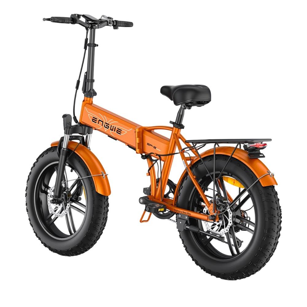 Engwe EP-2 BOOST 250W City Electric Bike Folding E-Bike, 20×4.0 Fat Tires for City Commute & Outdoor Trails, Long-Range Design for Daily Riders