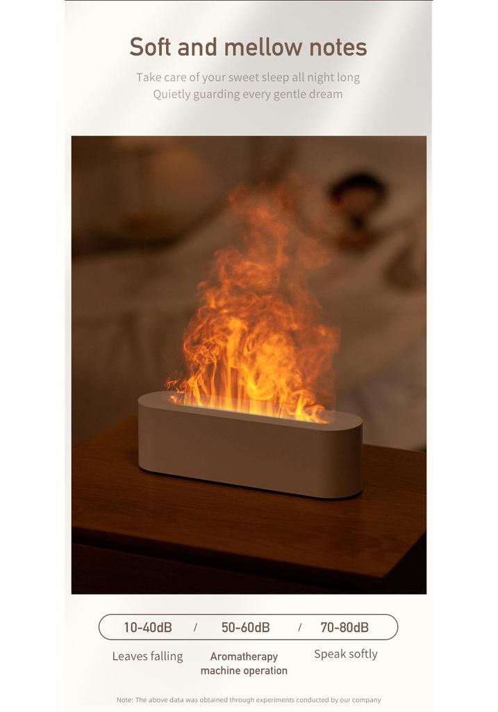 USB Multi-Color Simulated Flame Fragrance Diffuser