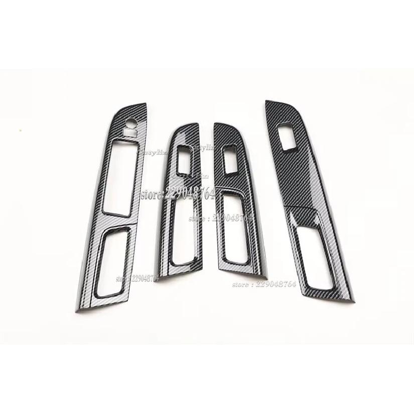 LHD RHD For subaru WRX WRX STi 2014- ABS Window Switch Panel Cover Trim Armrest Panel Lift Button Decoration Styling