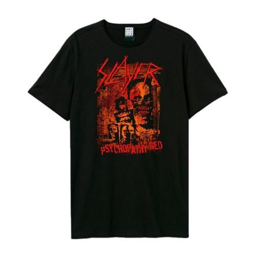 Slayer Unisex Adult Psychopathy Red T-Shirt