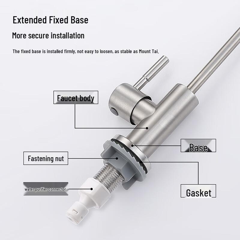 CVBAB 304 Stainless Steel Direct Drinking Kitchen Faucet