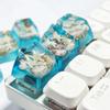 High-Transparency Epoxy Conch Keycap for Mechanical Keyboards