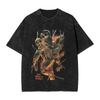Oversized Washed T Shirt Five Nights At Freddys Springtrap Jumbo Cotton T Shirts  Leisure Tee Shirt For Male Summer Pattern Tees