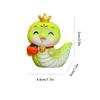 Chinese New Year 2025 Snake Figurine Cute Chinese Snake Decor Chinese Snake Statue Decorative Figurines Green Animal Statue for