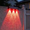 Solar Outdoor Wall Light Home Lighting Pathway Garden Yard Fence Landscape LED Spotlight Waterproof Energy Saving Solar Powered Lamp