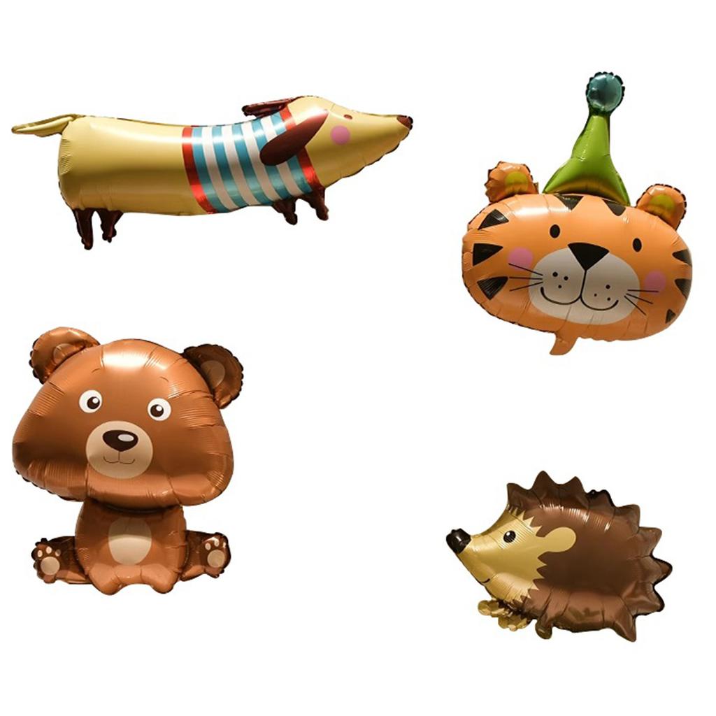 Jungle Animal Theme Aluminum Film Balloon Outdoor Photo Props Birthday Party Decoration Scene Arrangement