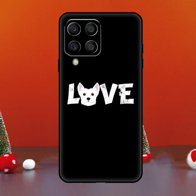 Вест-хайленд-уайт-терьер Скотч-терьер Шотландский терьер Для Samsung Galaxy M14 M34 M54 M11 M21 M31 M13 M33 M35 M53 M55 M15 M12 M32 M52 M06 M16 Чехол Samsung M22