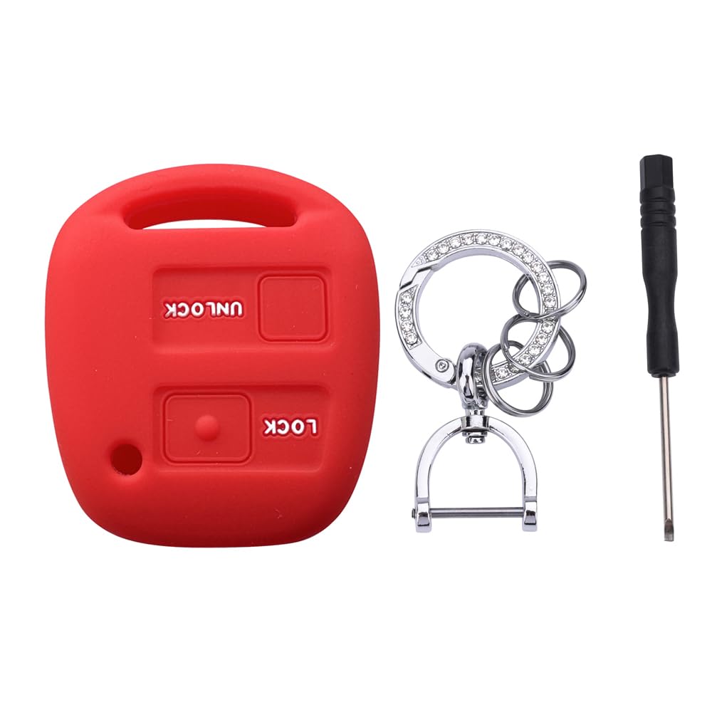 

Kinotaka Toyota/Daihatsu/Subaru Car Keyless Silicone Cover 2 Button Passo Rush