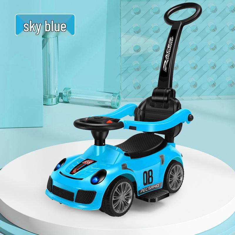 

Четырехколесный детский балансировочный ходунок для возраста 1-3 года: Машина-каталка с поворотным рулем