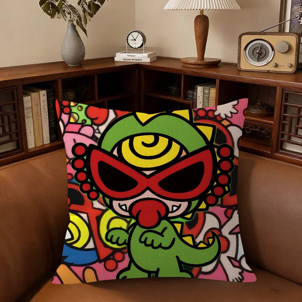 Japan Anime Pillow Cover Design Cushion Cover Decor Holiday Decorati Fashion Hysteric Mini Logo