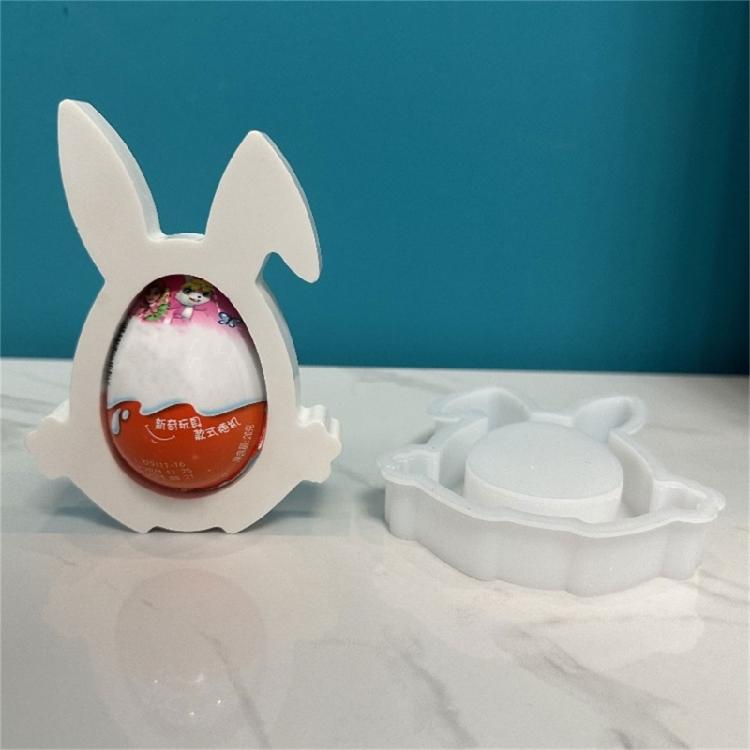 Rabbit Shaped Silicone Molds for DIY Craft Easter Present Easter Decorations