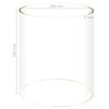 VidaXL Cylindre en verre pour réchaud à hot-dog 200 x 240 mm