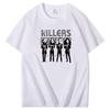 Sommer T-Shirt Für Männer The Killers Punk Rock Hipster Band Mode Lustige T-Shirts Grafik T-Shirts Kurzarm T-Shirt Herren Kleidung