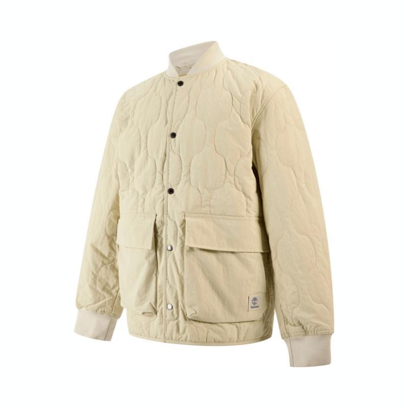 

Timberland Water Repellent Quilted Sports Single Breasted Comfortable Cotton Jacket Men jackets Brown A693F-EFL M